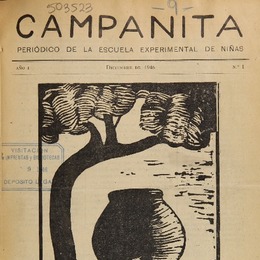 3. "Campanita". Periódico de la Escuela Experimental de Niñas de Santiago. Año: 1946.