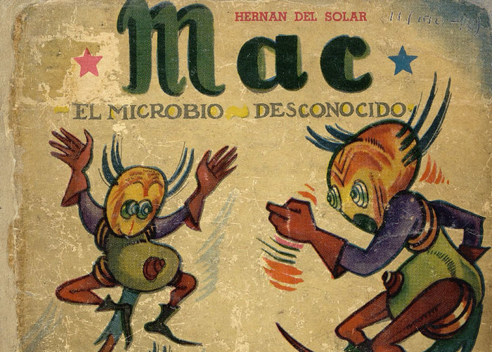 5. Portada de Mac, el microbio desconocido, 1946.