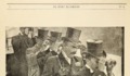 5. Fotografía de hombres observando una competencia de caballos en Francia. Año 1901.