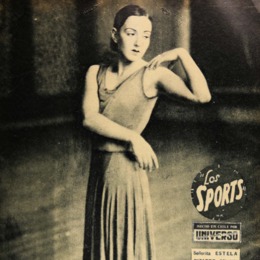 6. Estela Pizarro, bailarina de ballet. Los Sports, 1929.