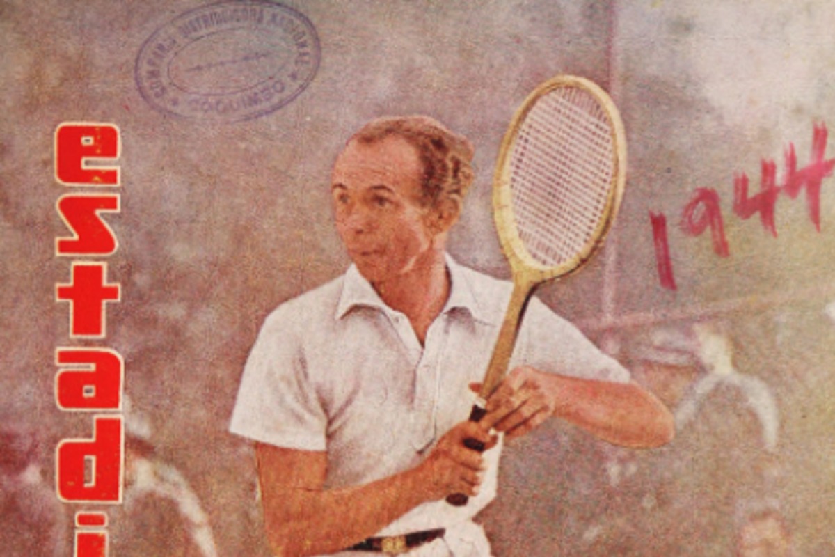 5. Pilo Facondi, tenista. Estadio, 1944