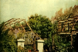 3. "Un patio ideal". Autocromo de León Durandín publicado en la portada portada de revista Zig-Zag en 1907.