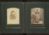 1. Página de álbum carte de visite. Fotografías monocromas.  Fecha: entre 1900 y 1919.