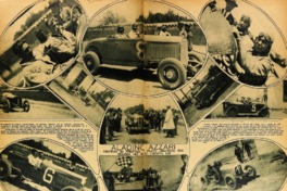 8. Fotografías del Circuito Sur de 1929, en el que nuevamente triunfa Azzari.