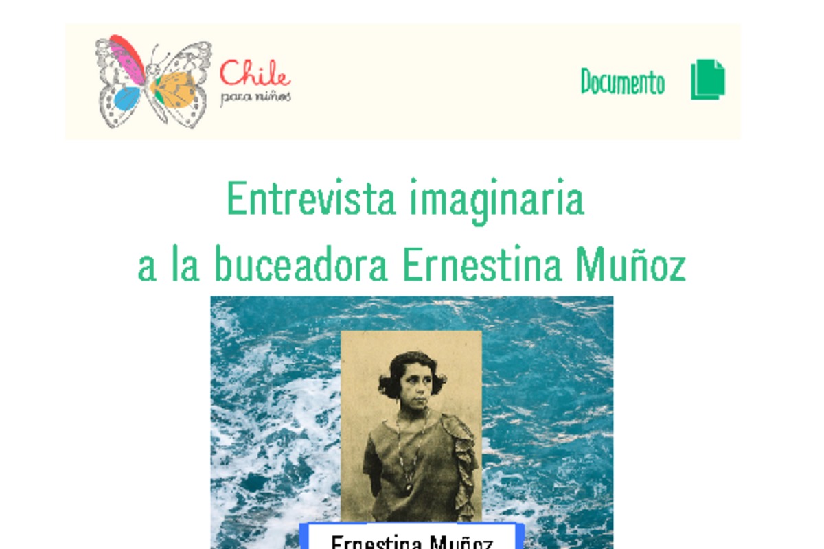 Entrevista imaginaria a Ernestina Muñoz, una buceadora pionera