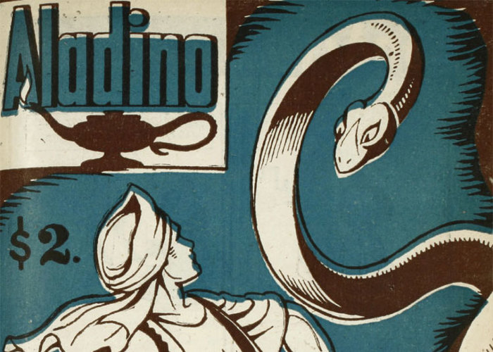 7. Portada de revista Aladino, número 17, 1949.
