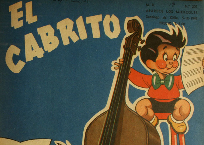9. Portada de revista El  Cabrito, número 205, 5 de septiembre de 1945.