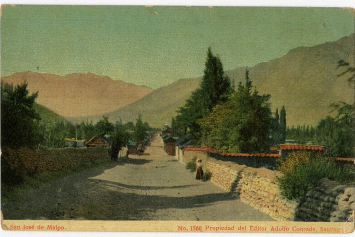 8. San José de Maipo en 1907.