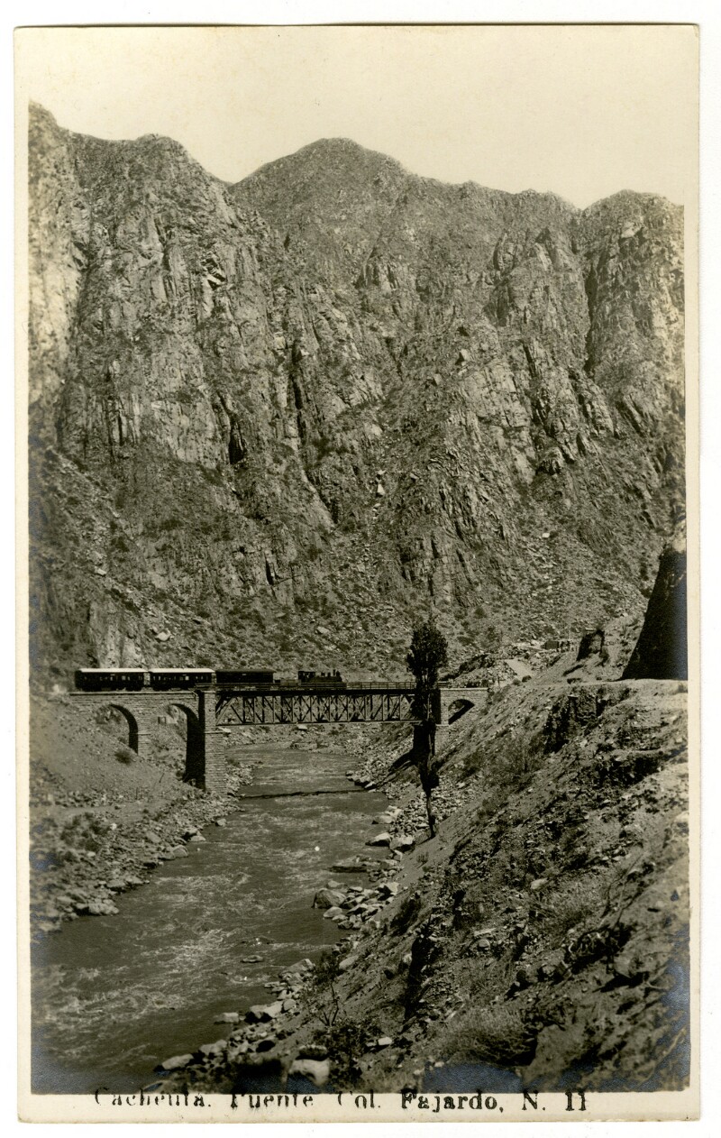 2. Puente del Ferrocarril Trasandino, entre 1915 y 1925.