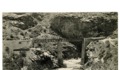  6. Salida del Tunel Salto del Soldado Chile, ubicado en Los Andes, año 1910.