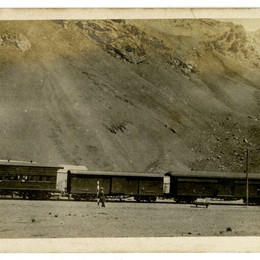 9. Ferrocarril Trasandino, año 1910.