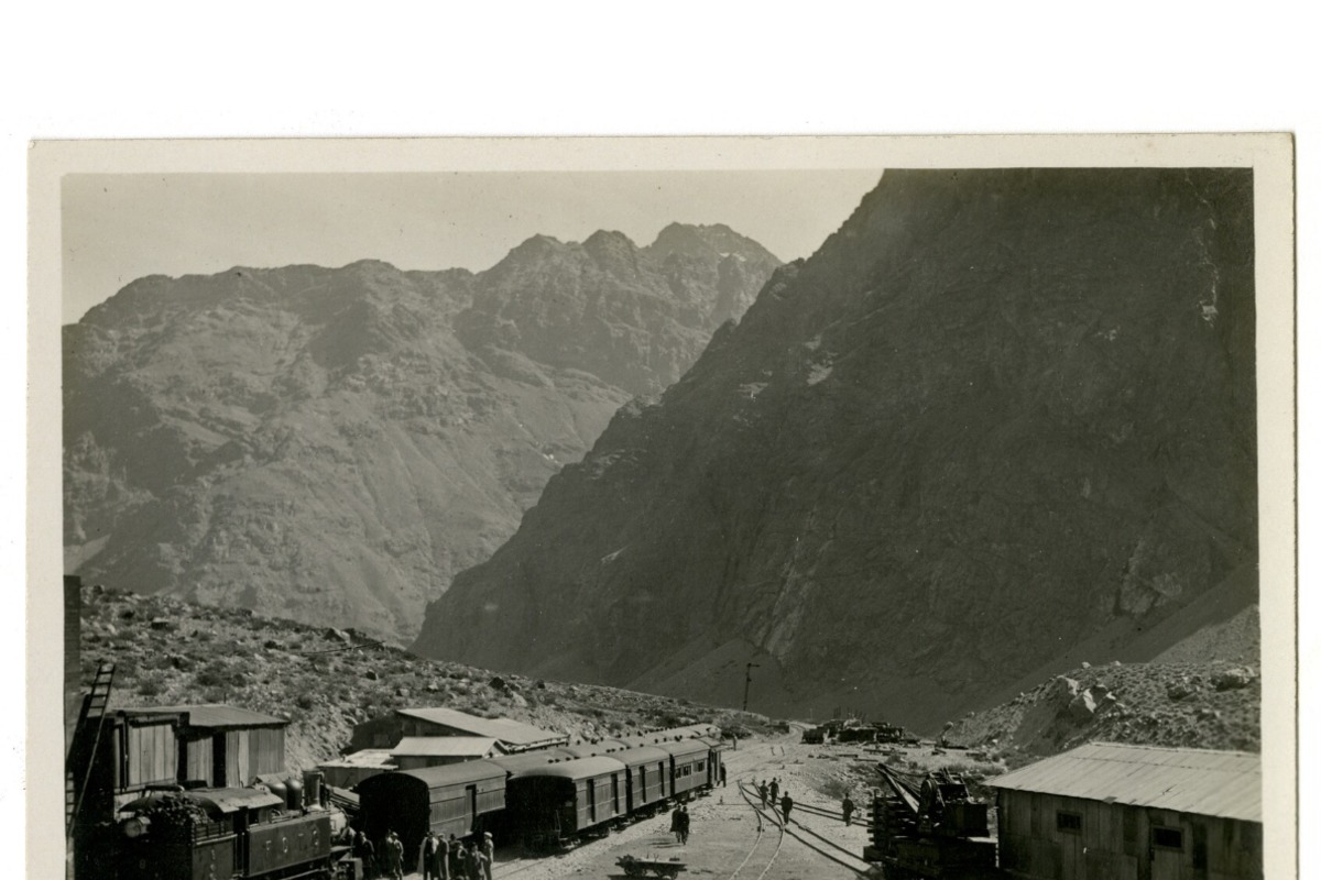 12. Cordillera de Los Andes, Estación Juncal, año 1910.