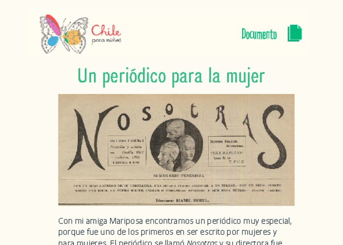 Nosotras: un periódico para la mujer