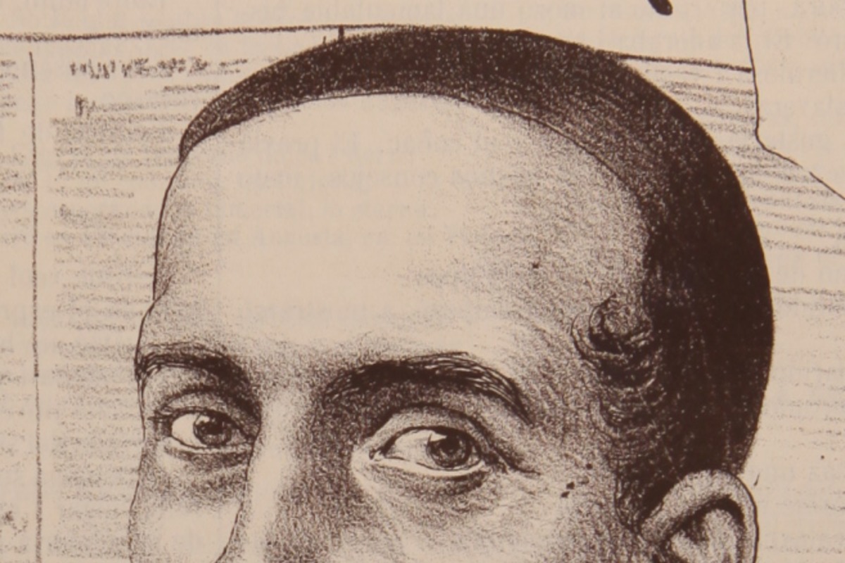 3. Detalle de retrato litográfico de Camilo Henríquez.