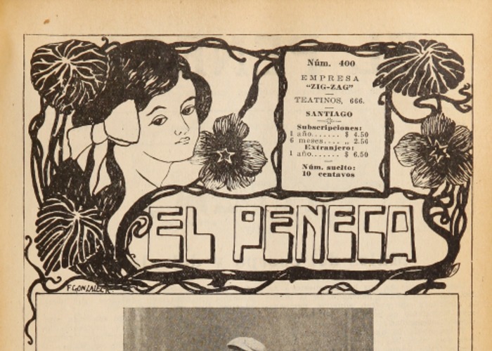 11. Enrique Vergara M. El Peneca 400, 17 de julio de 1916.