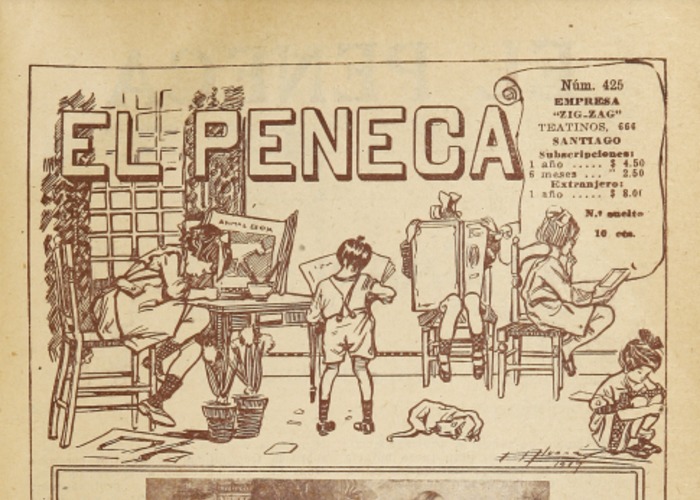 13. Beatriz y Miguel Boschaner Milcher. El Peneca 425, 8 de enero de 1917.