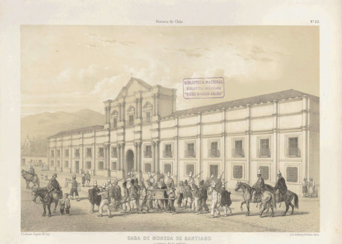 1. Casa de la Moneda, Santiago, 1854.