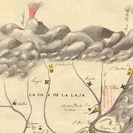 Croquis de la Isla de Laja, 1757