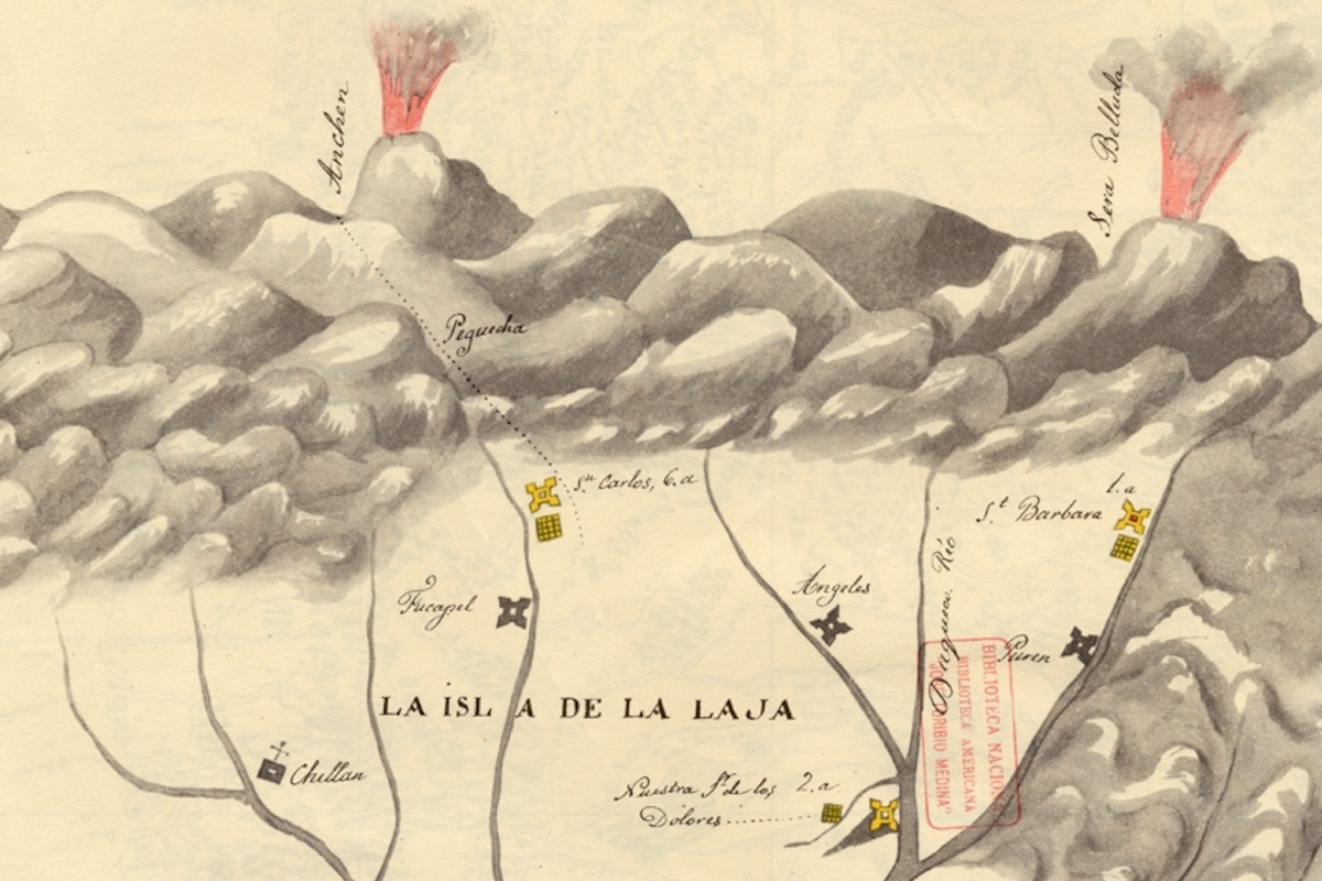 6. Croquis de la Isla de Laja, año 1757.