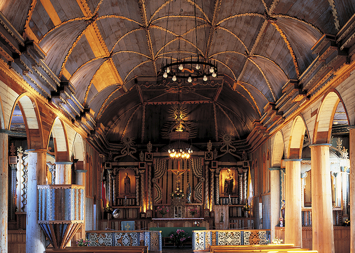 Nave central, Iglesia de Achao