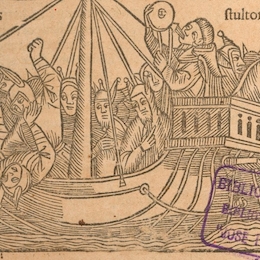 Detalle de "La nave de los locos".
