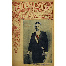 4. Portada de revista "La Ilustración".