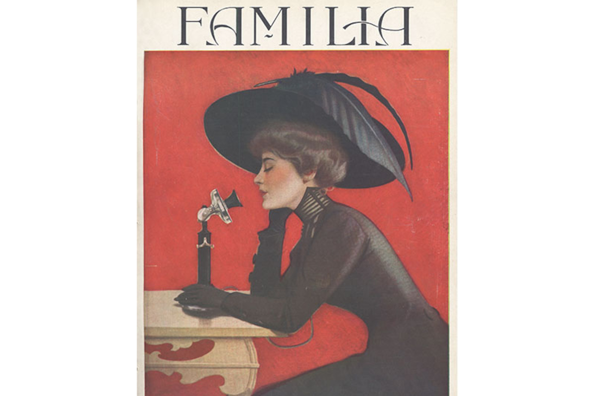 6. Portada de revista "Familia", marzo de 1912.