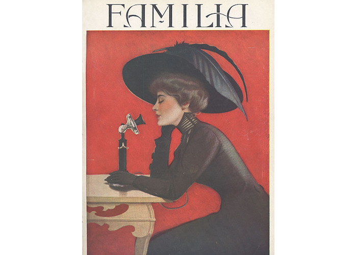 6. Portada de revista "Familia", marzo de 1912.