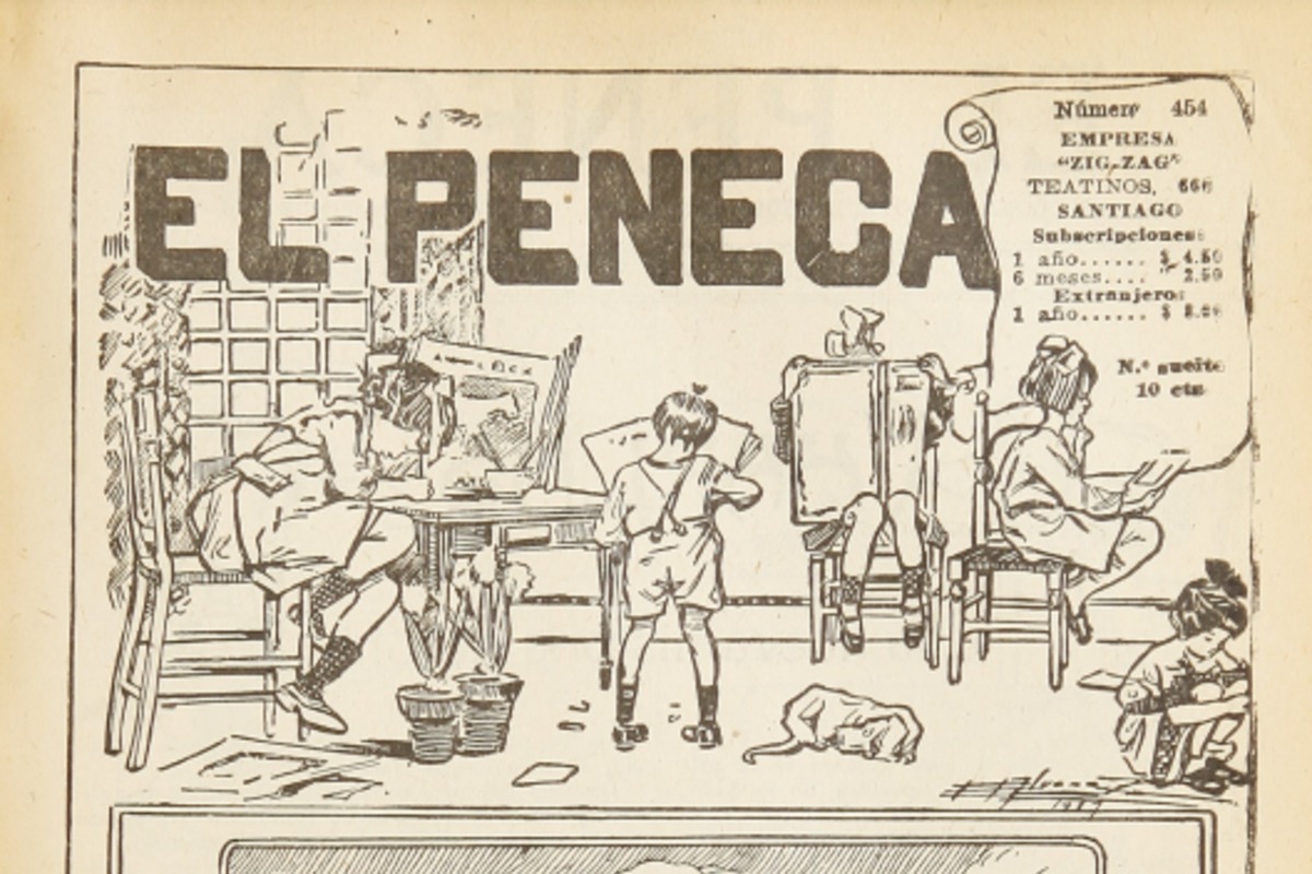 3. El conquistador español Diego de Almagro se asoma al valle del Copiapó. El Peneca 454, 30 de julio de 1917