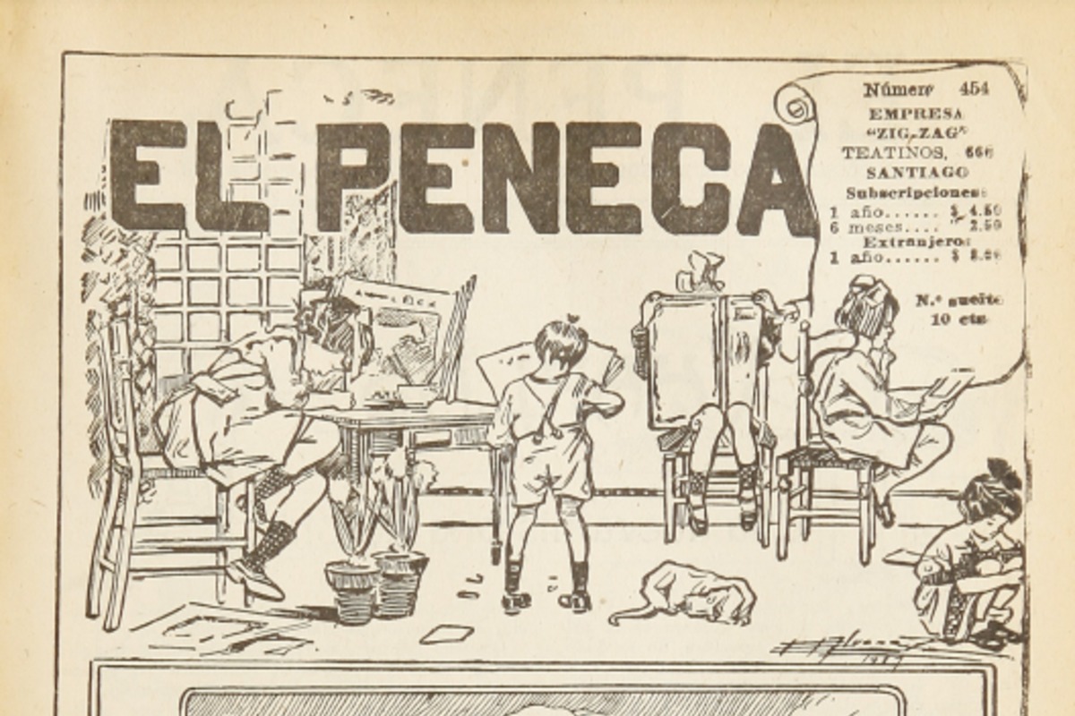 3. El conquistador español Diego de Almagro se asoma al valle del Copiapó. El Peneca 454, 30 de julio de 1917