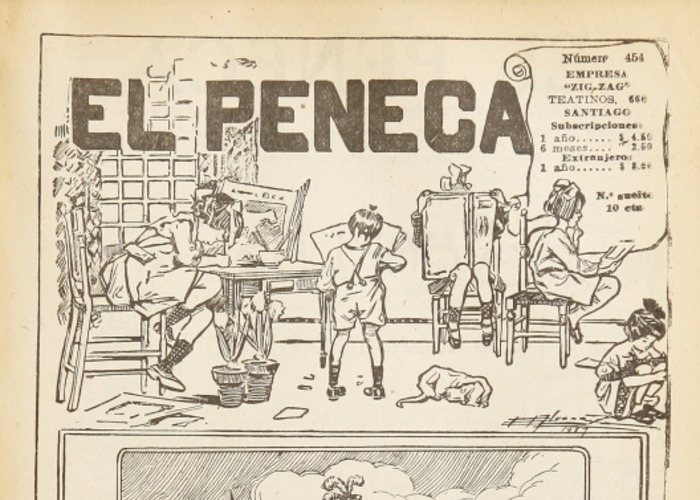 3. El conquistador español Diego de Almagro se asoma al valle del Copiapó. El Peneca 454, 30 de julio de 1917