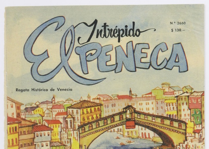 15. Regata histórica de Venecia. Portada de Elena Poirier. El intrépido Peneca 2660, 1958.