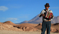 Alejandro González, músico tradicional. Toconao, Región Antofagasta