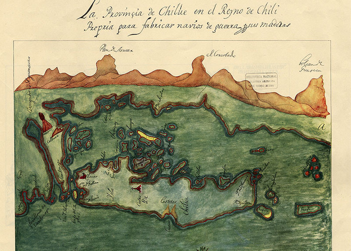 6. La provincia de Chilúe en el Reyno de Chili propia para fabricar navios de guerra y sus maderas.