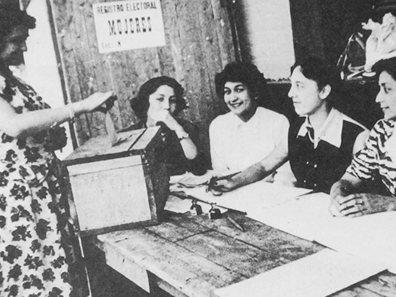 El voto femenino