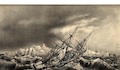 2. Vendaval de viento, cerca de las Islas Powell, en la Antártica, 27 de enero de 1838.