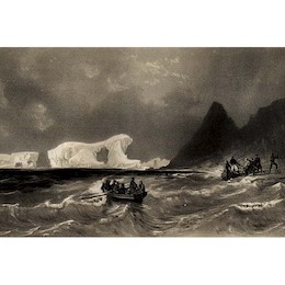 3. Desembarco en las Islas Powell, 20 de febrero de 1838.
