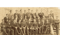 Alumnos de la Escuela Normal de Victoria, provincia de Malleco, 1919.
