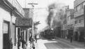 1. Calle Aldunate de Coquimbo, vía férrea que unía el puerto con la estación empalme, 1950 (aproximadmente).