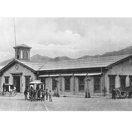 4. Estación de ferrocarriles de Copiapó, construida en 1854.