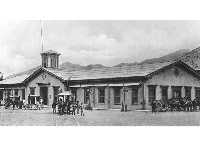 4. Estación de ferrocarriles de Copiapó, construida en 1854.