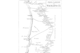 5. Mapa de ferrocarriles de Tarapacá, 1849-1851.