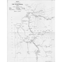 6. Mapa de los ferrocarriles de Coquimbo, 1898.