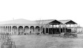 2. Primera estación del ferrocarril del Sur, 1860.