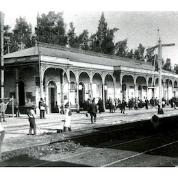 3. Estación de San Bernardo, construida en 1857.