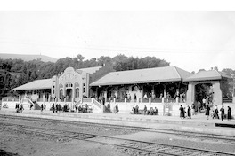 8. Estación de San Antonio, hacia 1910.