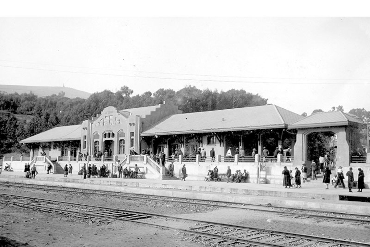 8. Estación de San Antonio, hacia 1910.