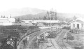 7. Estación de Limache, hacia 1890.