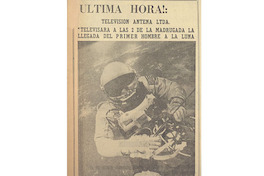 El Mercurio de Valparaíso, 20 de julio de 1969.