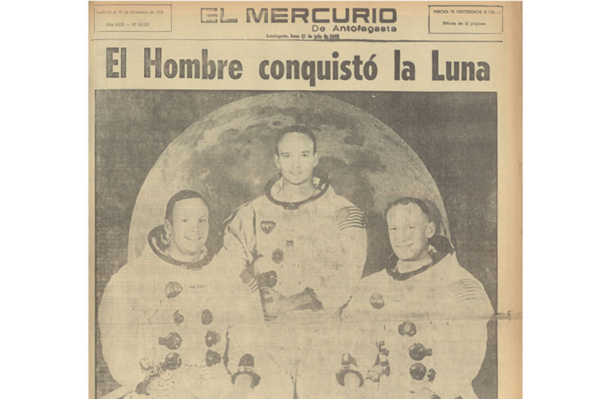 El Mercurio de Antofagasta, 21 de julio de 1969.